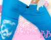 Hot blue skinny jeans