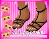 !C Kids Black Sandles 