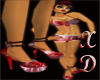XD*Red Fractual Heels