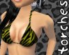 C: ZE-BRA TOP IN YELLOW