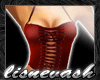(L) Sexy Red Bustier