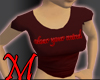Clear Your Mind Red T