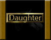 Daughter gold tag