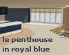 le penthouse in blue