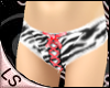[LS]Zebra lace ups/Red