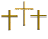 M Three Small Crosses