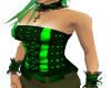 (liz) green goth suit