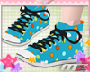 Kawaii Blue Converses
