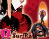 -SR-Red n Black Pom