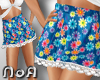 *NoA*Skirt Flower Blue