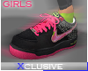 Xc. Nike af1 black/pink