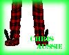 Red Checked Bunny Shoes
