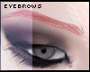 brows red