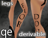 QE Derivable legs tattoo
