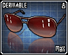 [MM]HOT!Glasses Brown:M: