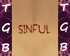 Sinful tattoo (female)
