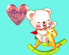 teddy rocking horse