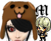 Brown bear hat XD
