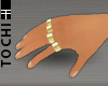 #T Knuckle Ring #Gold