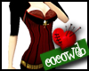 Pirate dress red