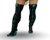 [9s] Cyber Teal Boots