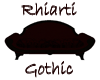 Gothic Red French Sofa