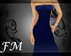 {fm} sls gown blue