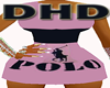 DHD POLO DRESS PINK