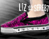 Pink-Zebra Sneakers