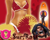 -SR-Maroon n Gold Pom