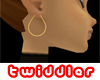 Gold Teardrop Earrings