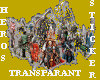 HEROS STICKER Transp