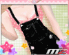 Kawaii Black Overalls