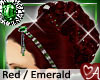 Red w/ emeralds