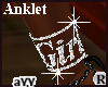 aYY-BadGirl Diam Anklet