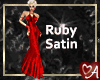 Ruby Satin Gown