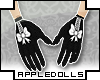 *A Bow Glove Black