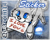 {C} ILY White Wolf