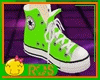 Green Converse Shoes [R