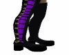 kr thigh high black/purp