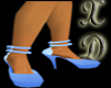 XD* Blue Platform heels