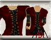 Red Velvet Bell Sleeve