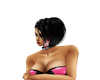 Black touch of pink Pand