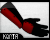 (K) Ninja Gloves : Red