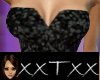 xxTxx Black Glitter Top