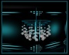 cd1 Teal Chandelier