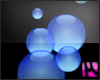 Interactive bubbles blue