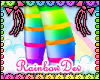 *Rd Rainbowlicious Soxin