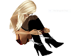 CRYING ALONE sit pose