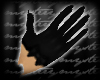 m.. Ribbon Gloves Black